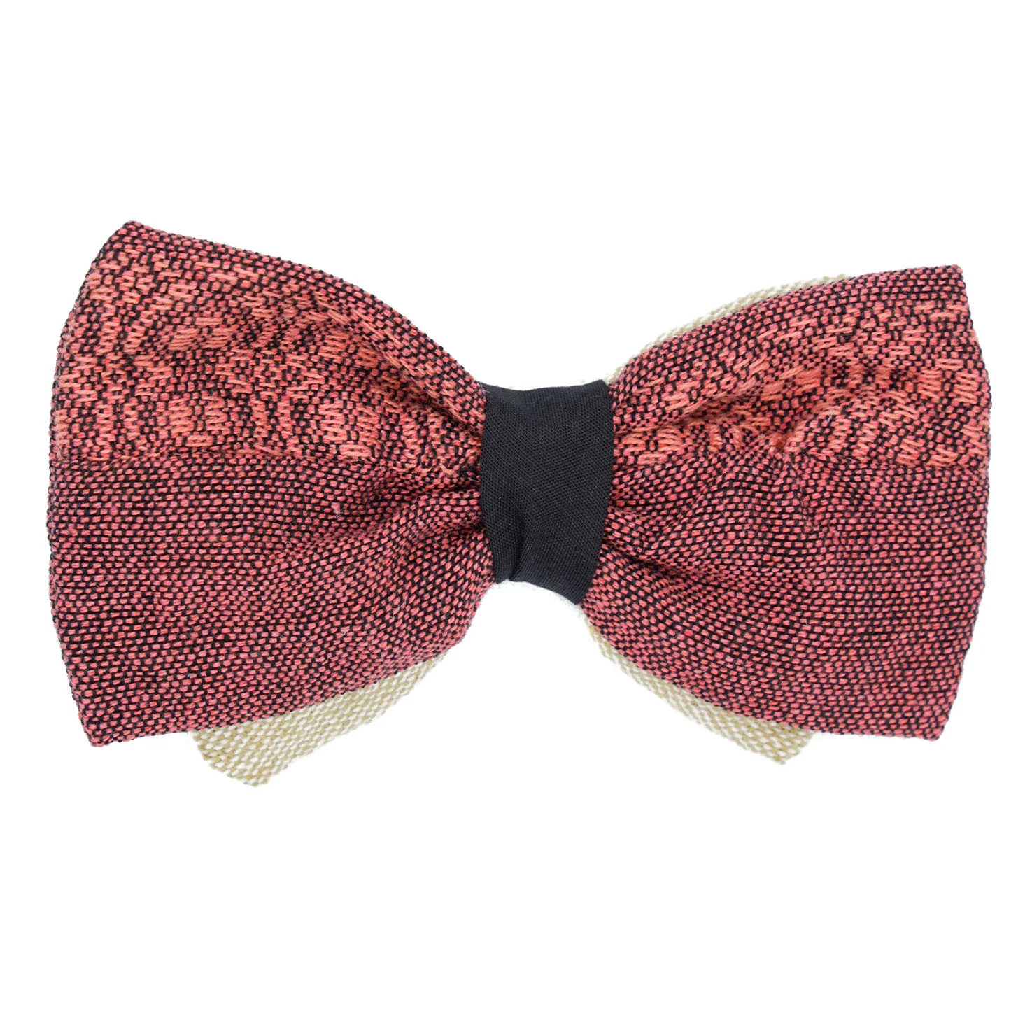 Artisanal Clip-on Fabric Bow Tie - Image 6