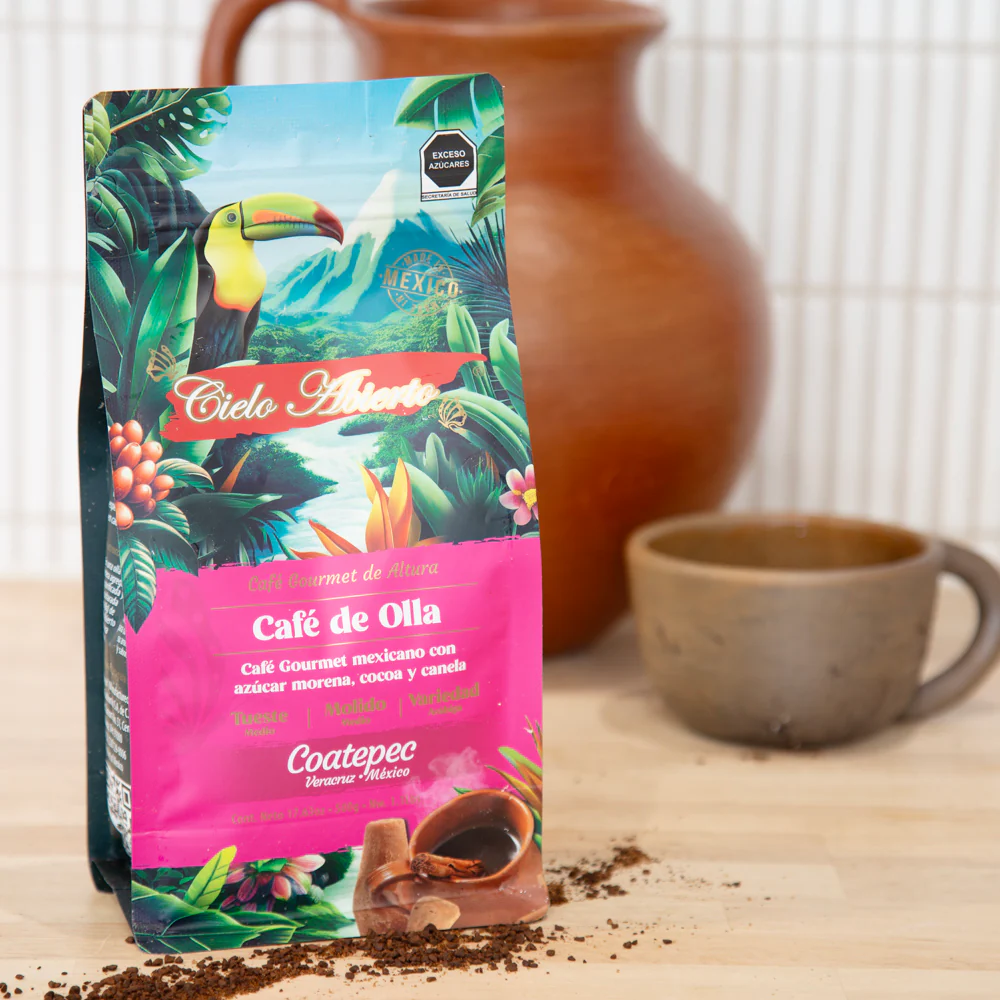 Cielo Abierto Café de Olla Ground Coffee Bag, 1.1 lbs. - Image 4