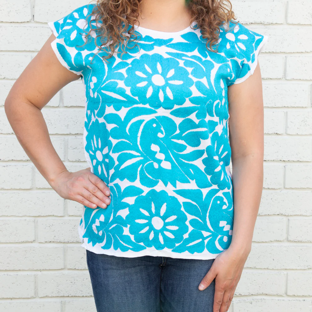 Jalapa Full Embroidery Huipil Blouse - Image 16