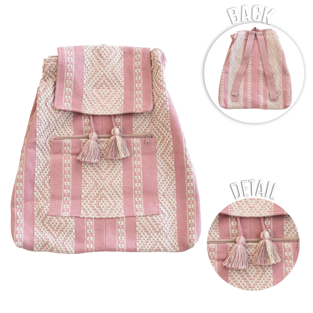Jalieza Drawstring Woven Backpack - Image 10