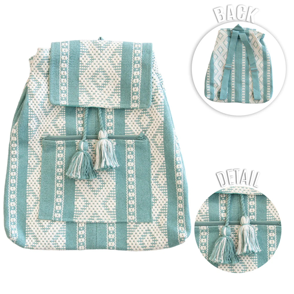Jalieza Drawstring Woven Backpack - Image 11