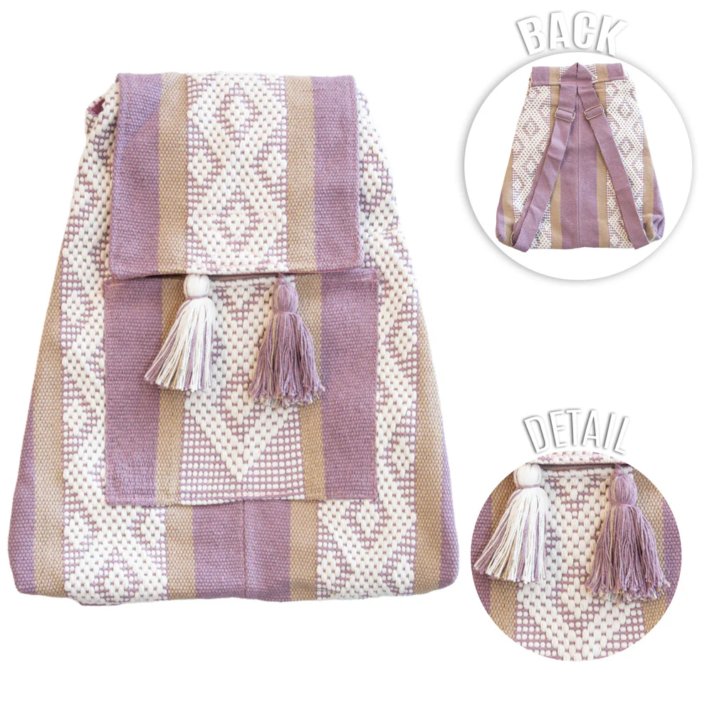 Jalieza Drawstring Woven Backpack - Image 12