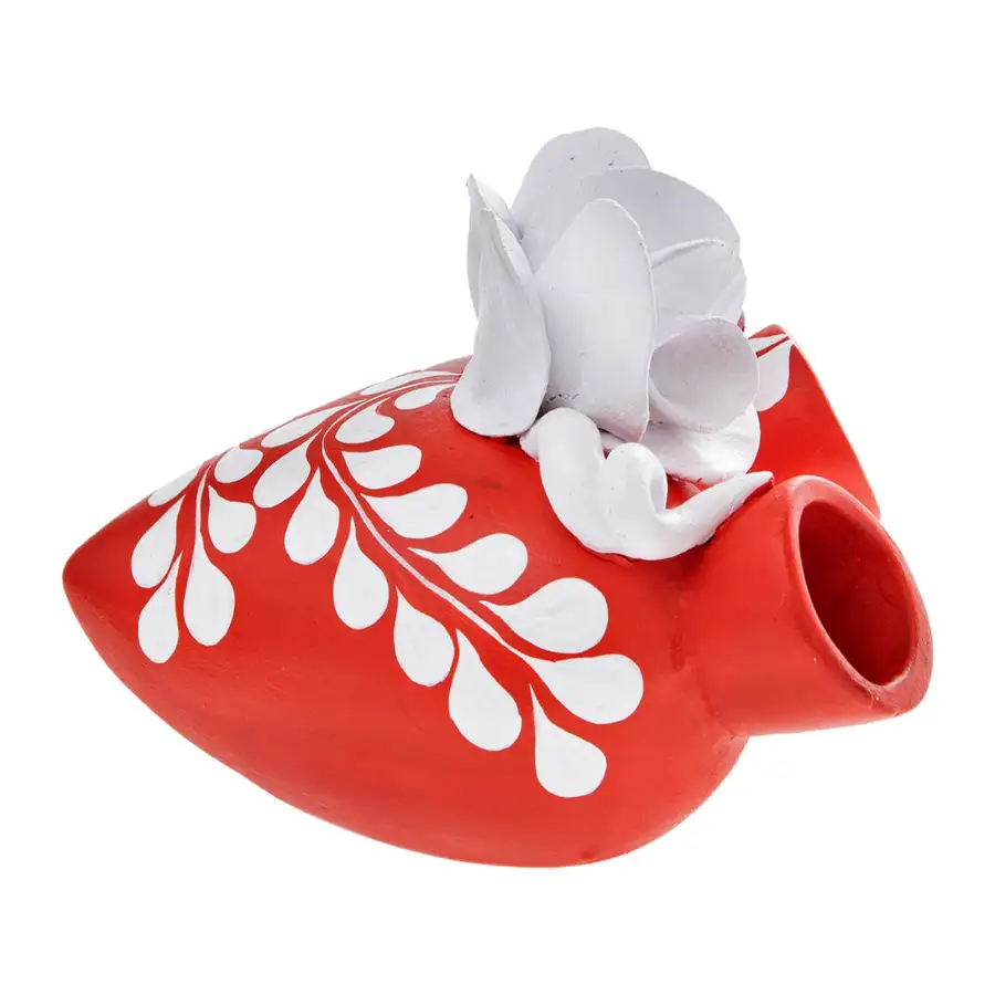 La Flor - Mexican Hand-Painted Hearts - Image 7