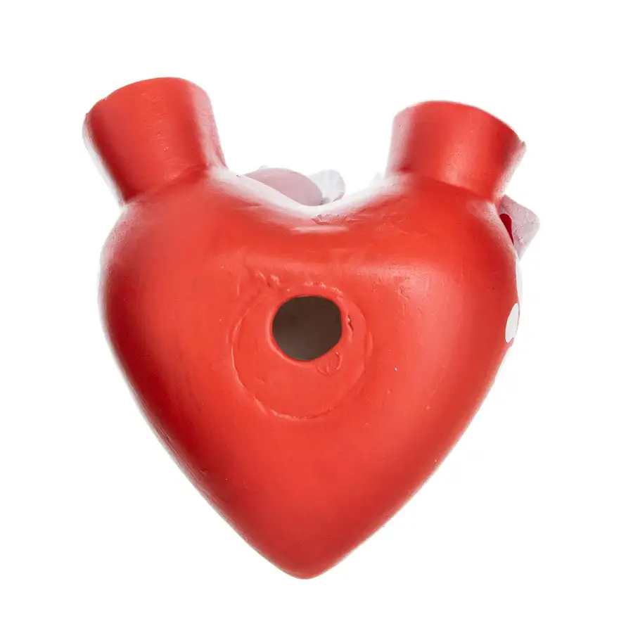 La Flor - Mexican Hand-Painted Hearts - Image 9