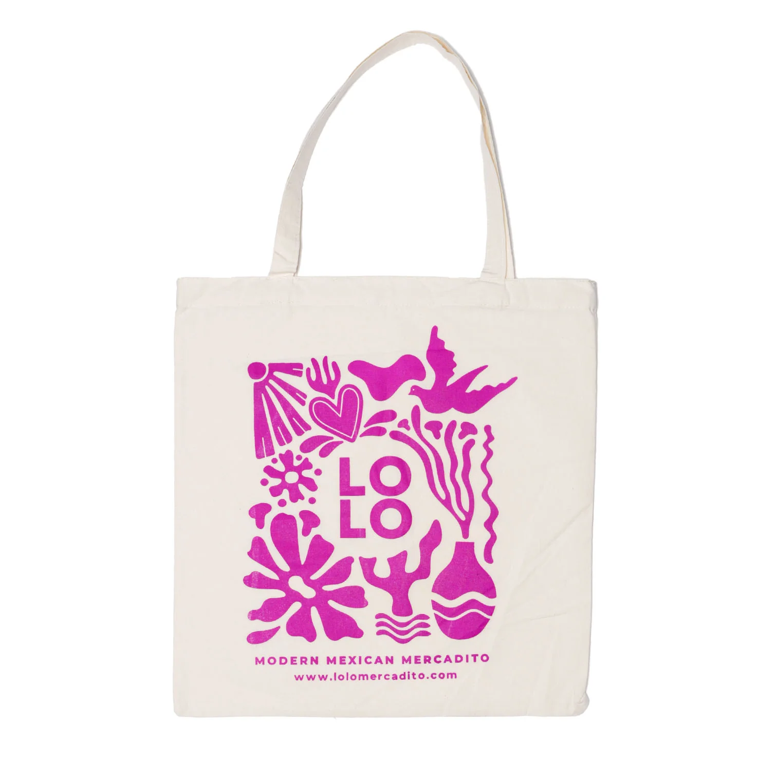 Lolo Mercadito Printed Tote Bag - Image 4