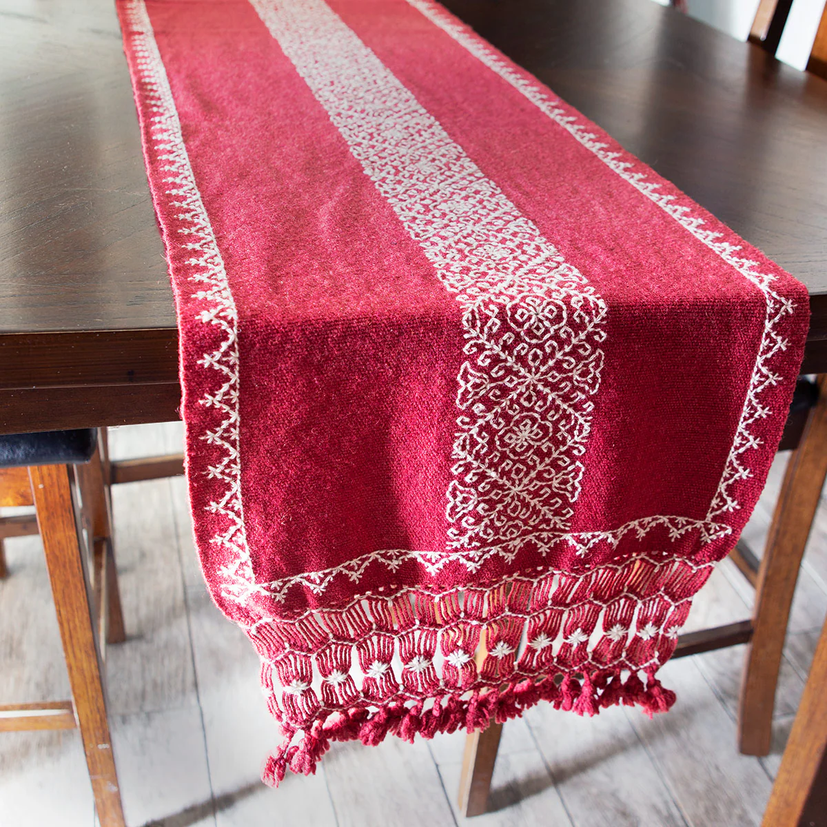 Tanamacoyan Natural Dyes Wool Table Runner - Image 3