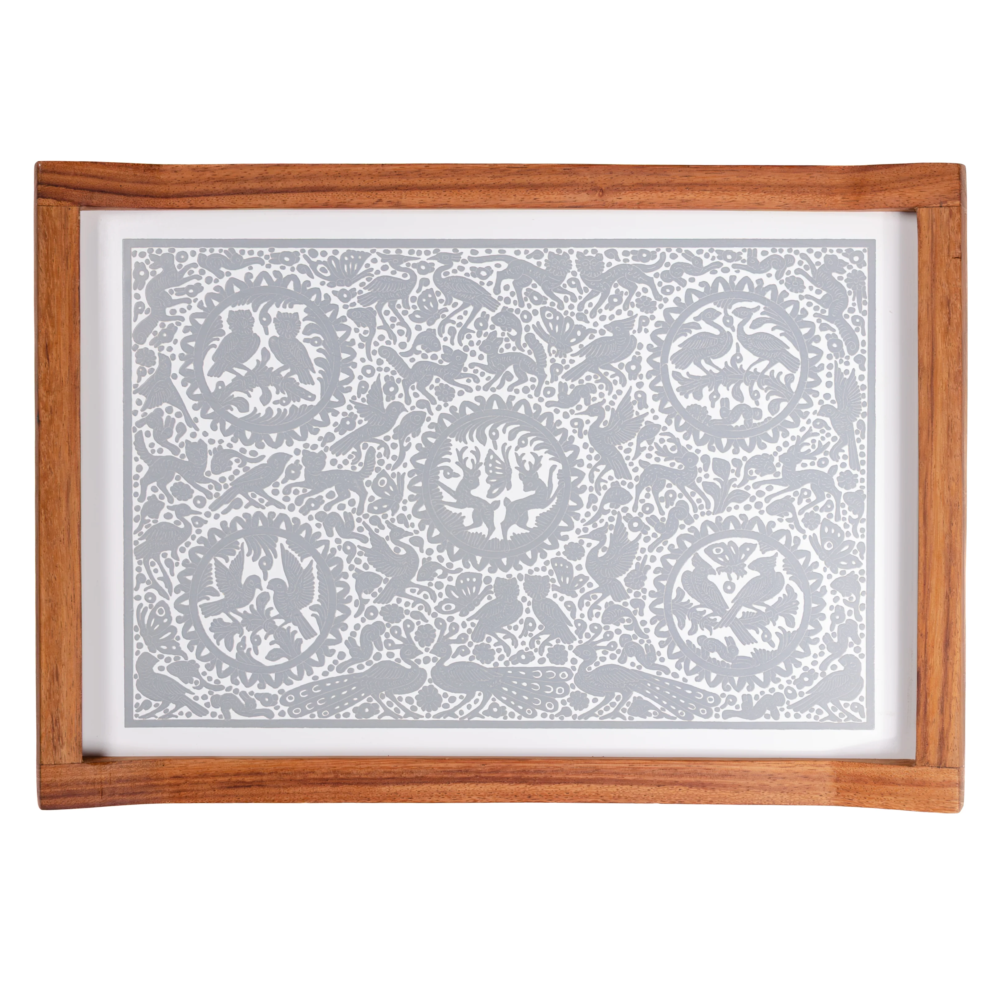 Olinalá Parota Solid Wood Serving Tray (Large) - Image 19