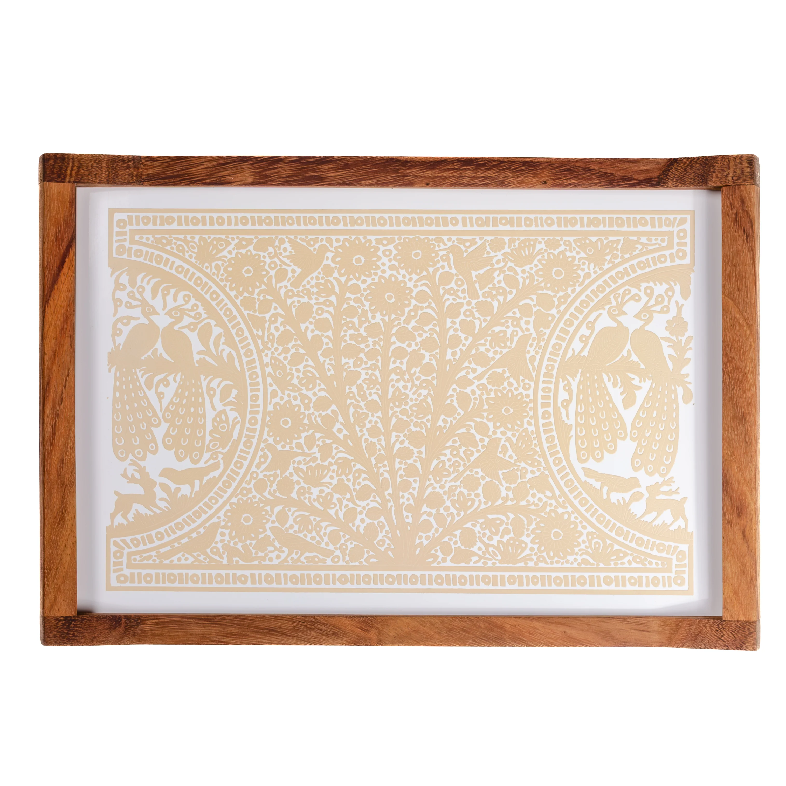 Olinalá Parota Solid Wood Serving Tray (Large) - Image 20
