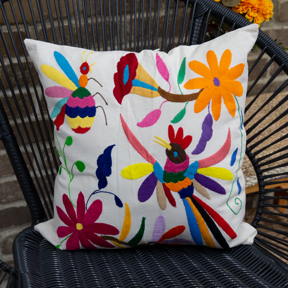 Otomí Hand-Embroidered Pillow Covers - Image 14