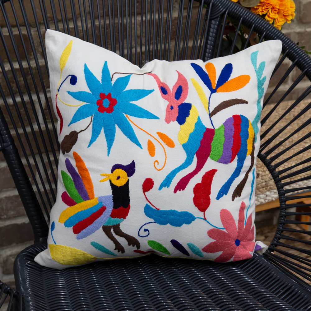 Otomí Hand-Embroidered Pillow Covers - Image 15