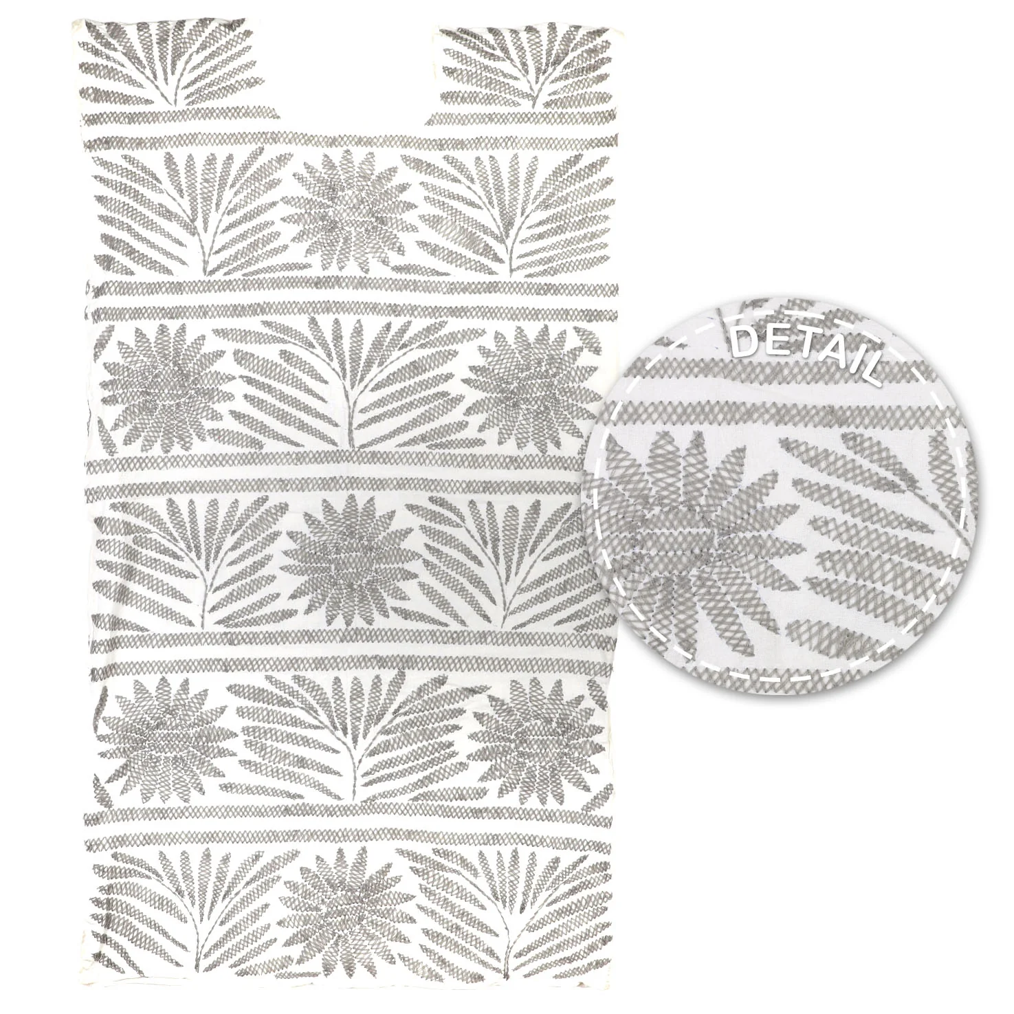 Stitched Palmita Hand-Embroidered Huipil Dress - Image 25
