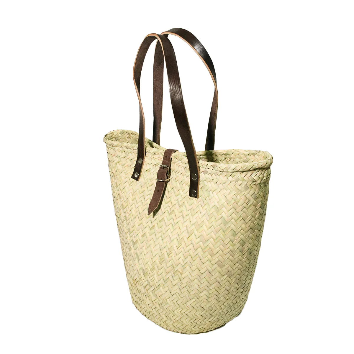 Puerto Escondido Woven Palm Large Beach Bag Tote - Image 10