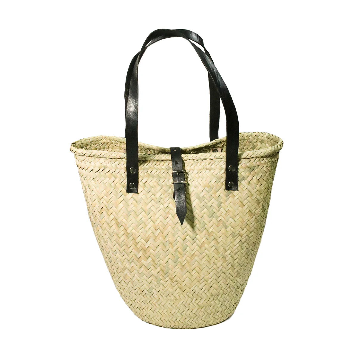 Puerto Escondido Woven Palm Large Beach Bag Tote - Image 11