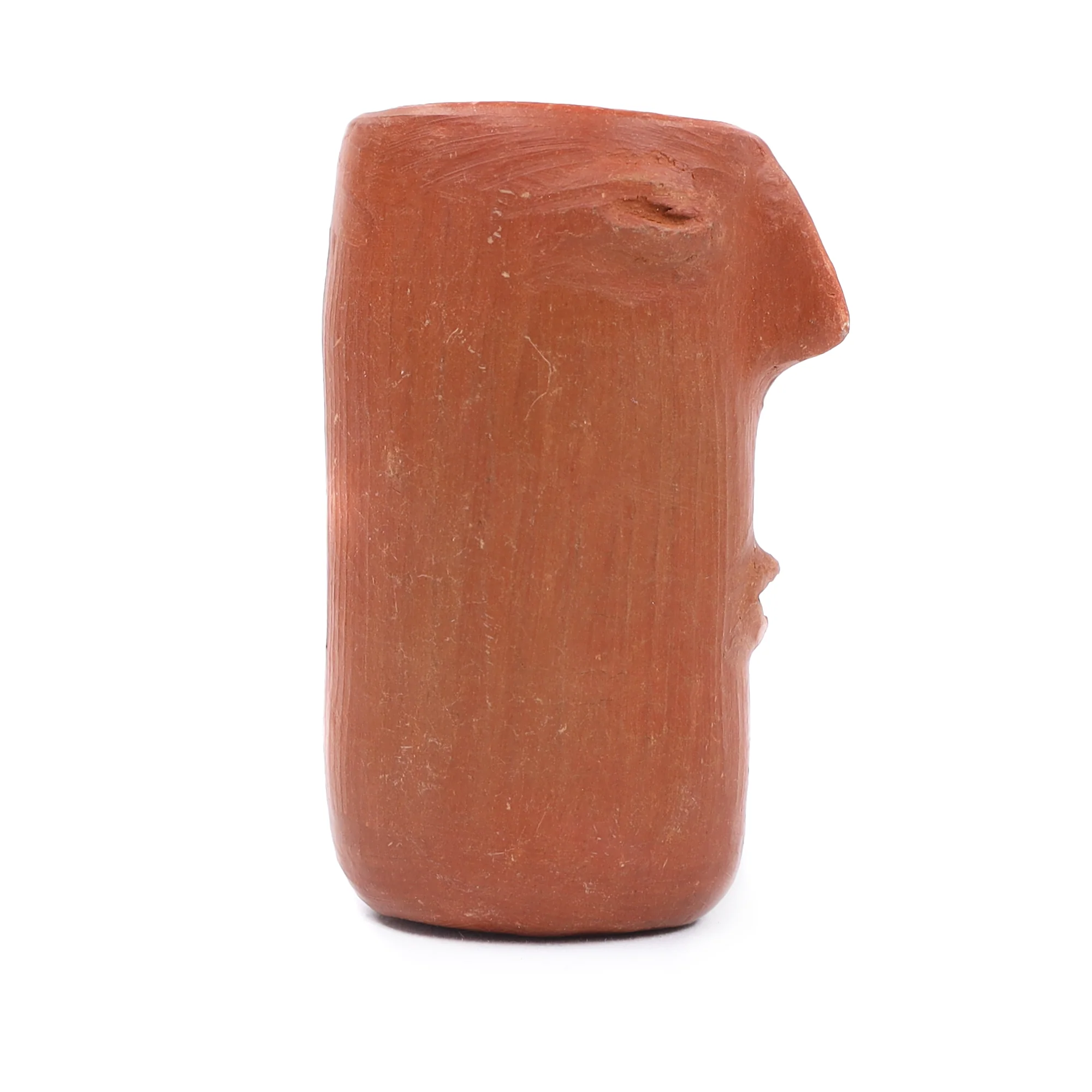 Red Clay Face Terracotta Tall Shot Glass - Image 6