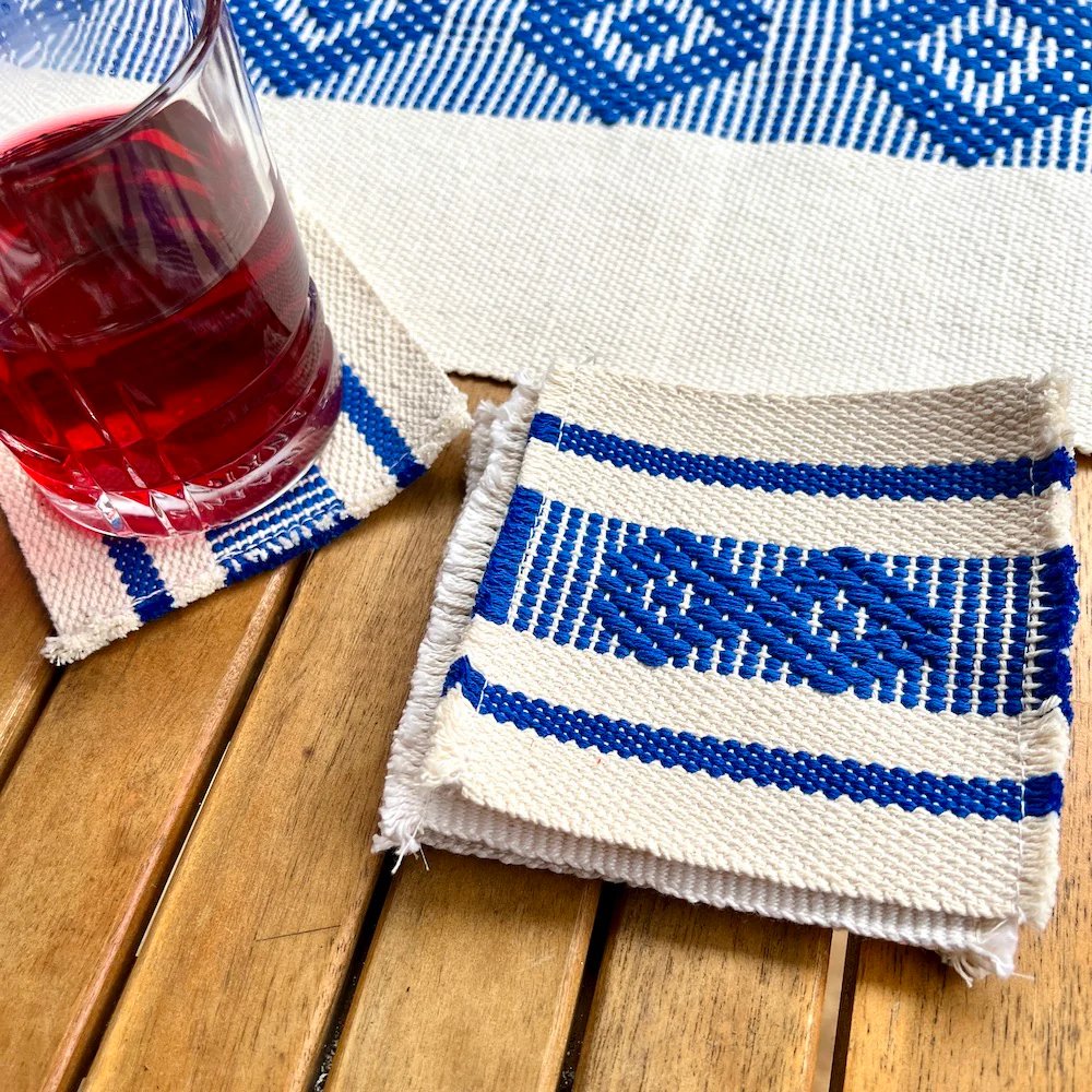 Subtle Fray Telar Woven Coasters - Image 3