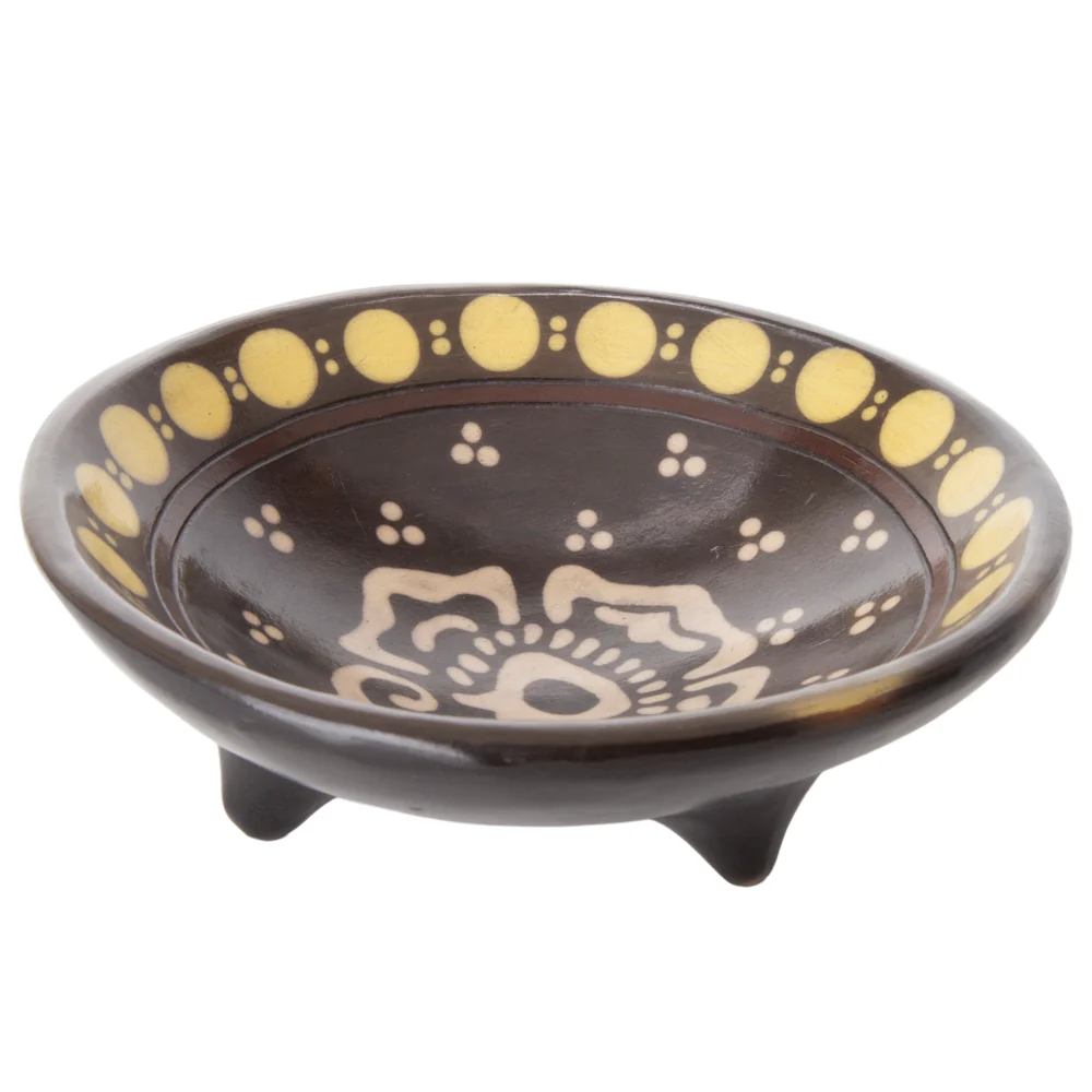 Zinapécuaro Small Ceramic Tripod Dish - Image 16