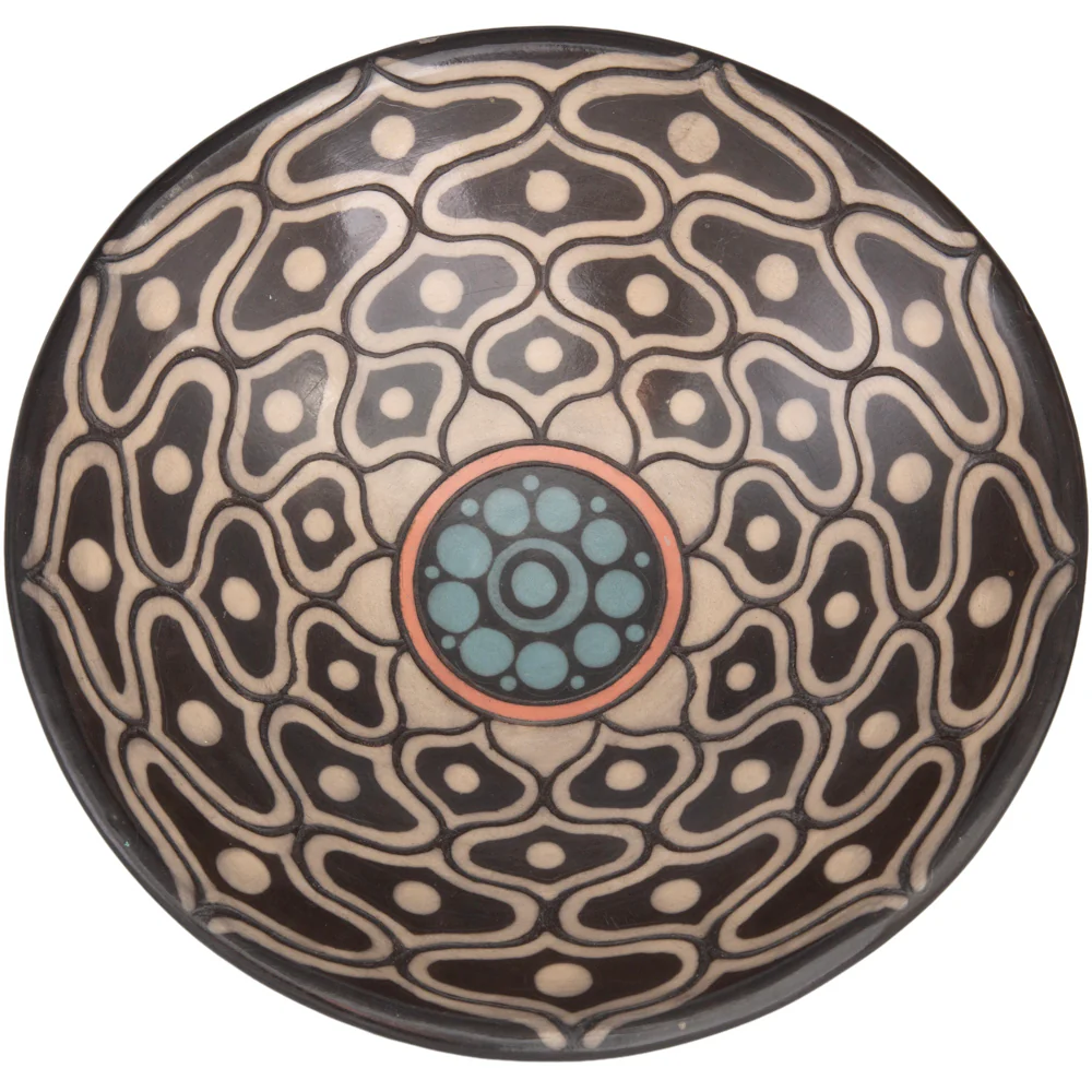 Zinapécuaro Sol Hand-Painted Ceramic Bowl - Image 8